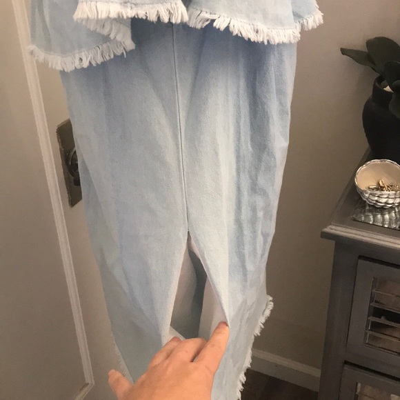 Denim blue dress - Picture 5 of 5